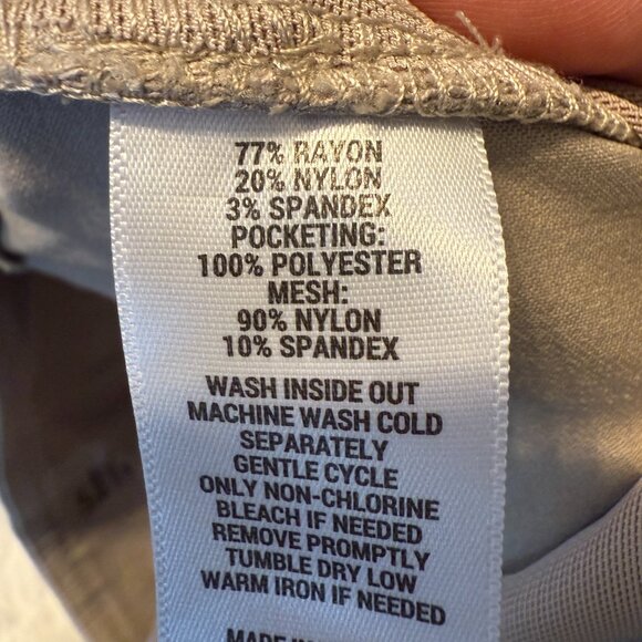 Kim Rogers khaki cropped pull-on pants in size 18W - Picture 4 of 4